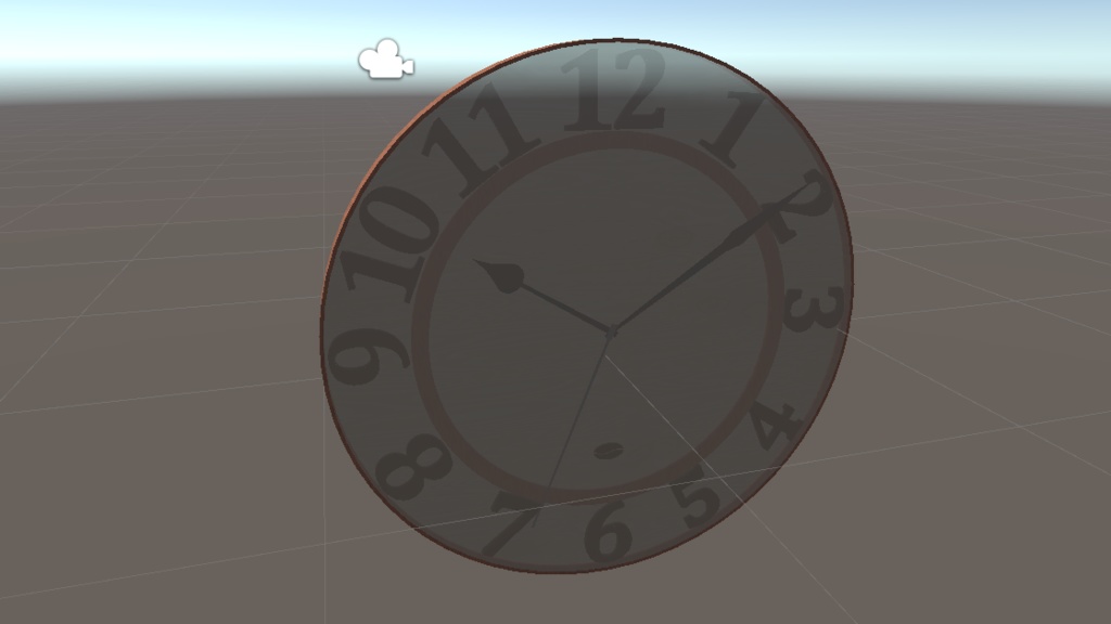 モダンな時計 modern clock