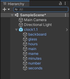 モダンな時計 modern clock