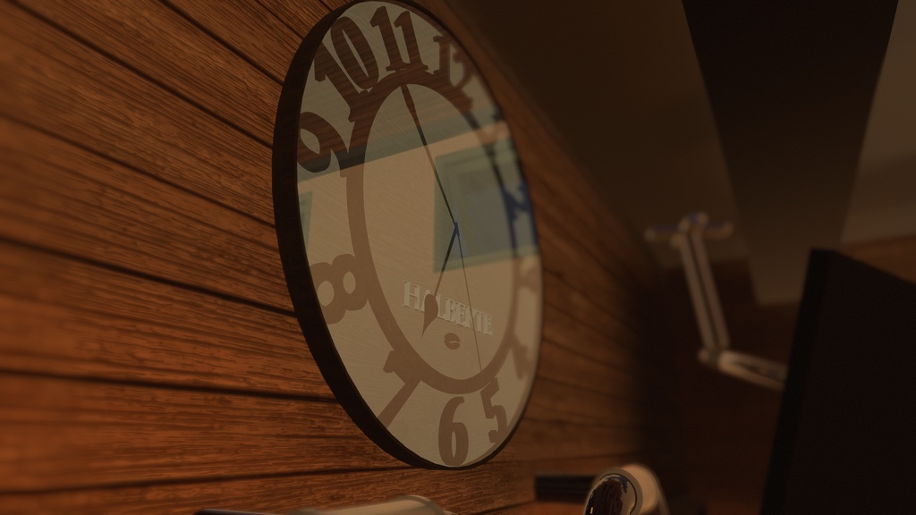 モダンな時計 modern clock