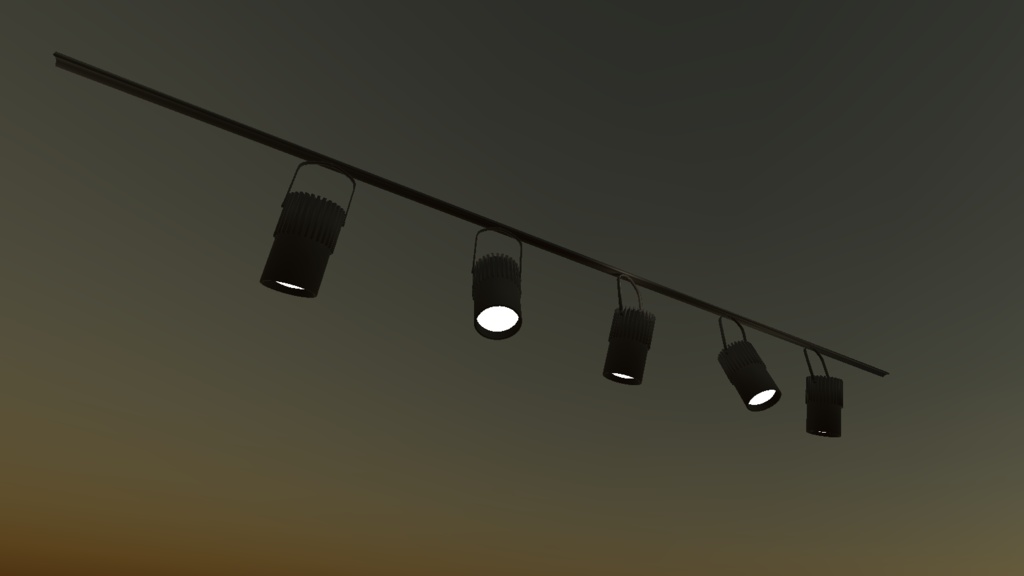 モダンなスポットライト