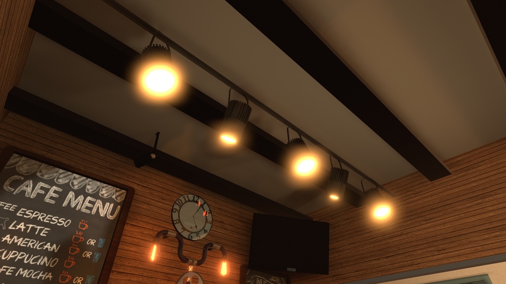 モダンなスポットライト