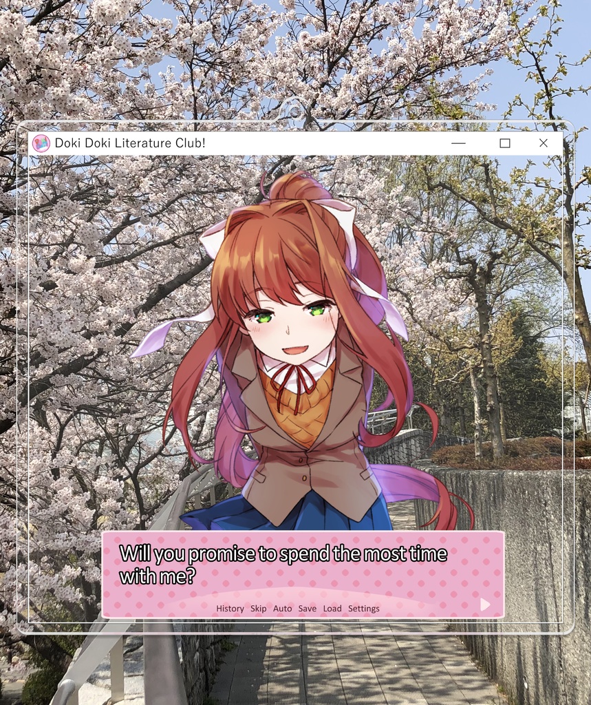 モニカとデートできるアクキー