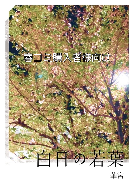 白日の若葉(春コミ購入者向け)