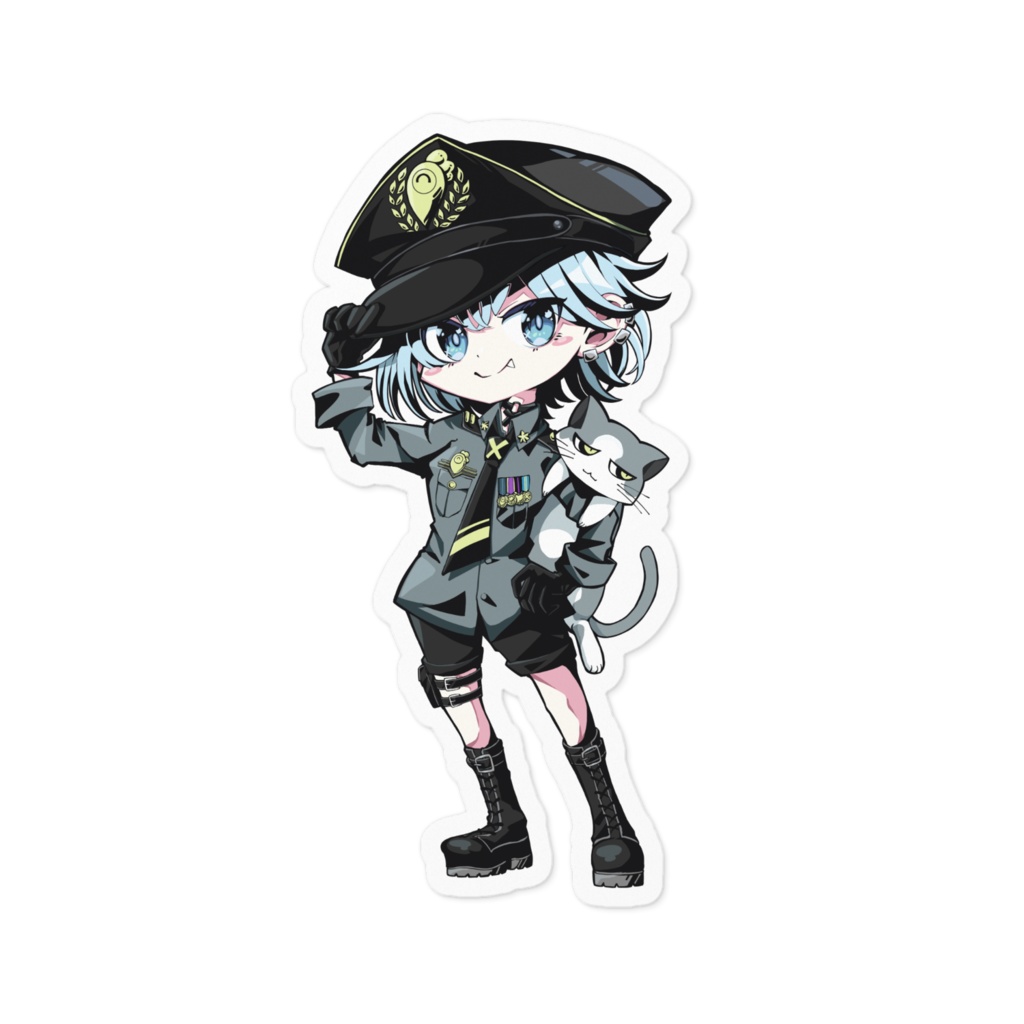 【あちこ。】5周年🎉大佐新衣装ステッカー【3種類】