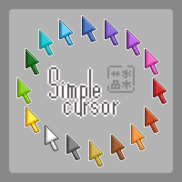 Simple cursor(32x 45color)