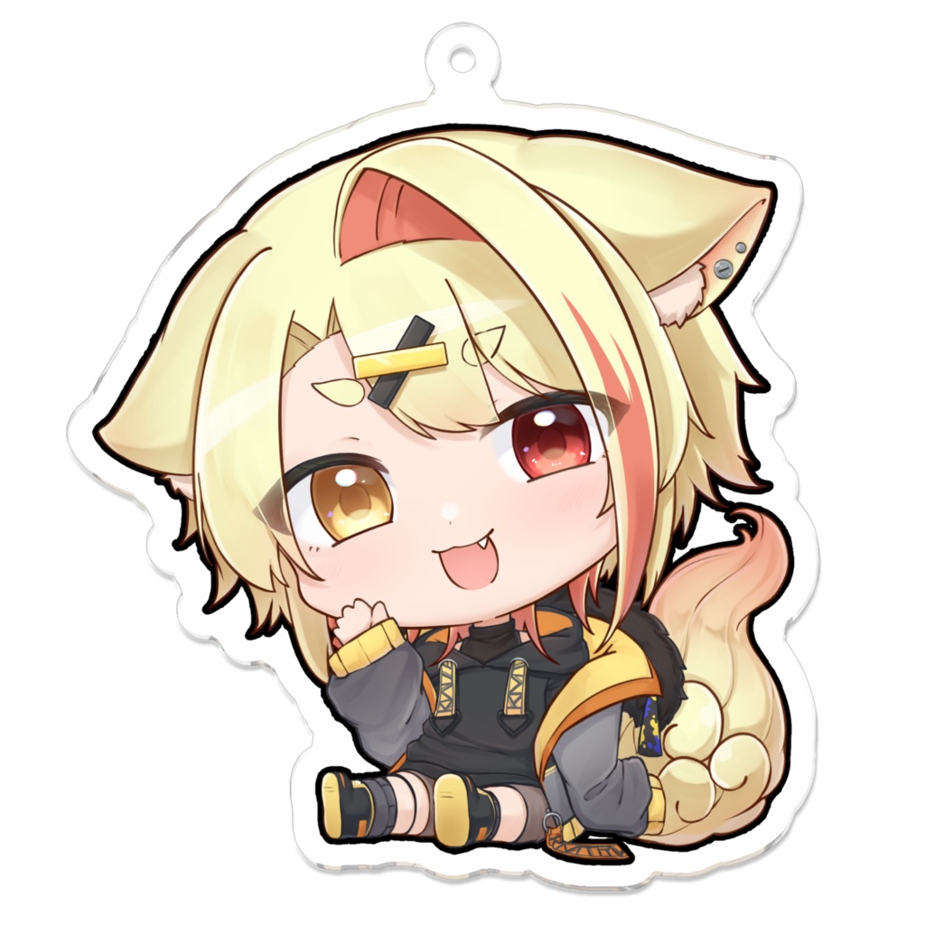 タローちゃんおすわりアクキー（金髪）
