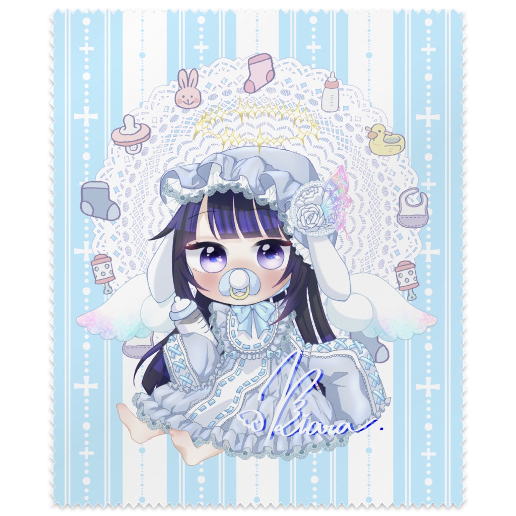 ばぶ稀灼のメガネ拭き