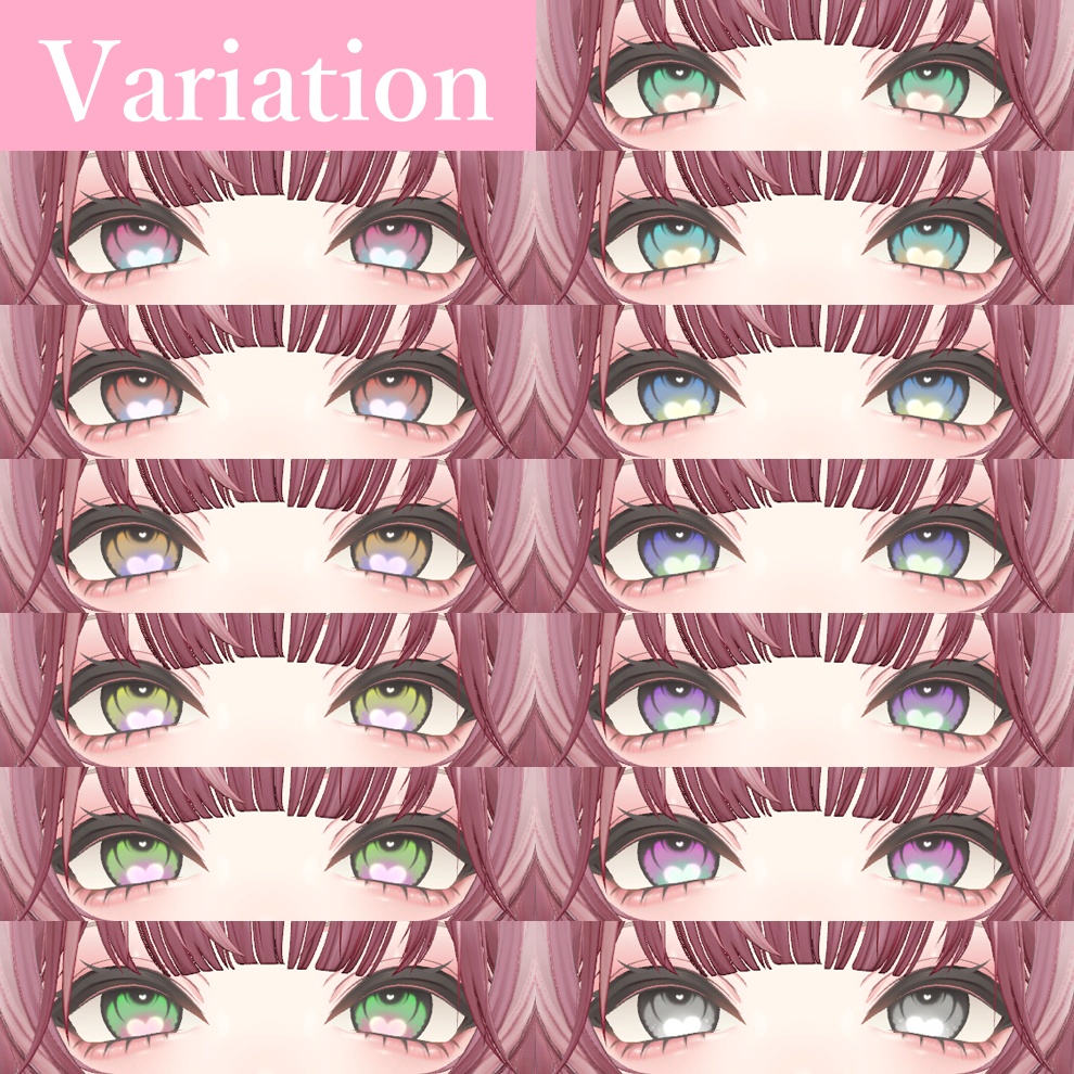 【真央/ルルネ】Love15 Eye & Make up texture