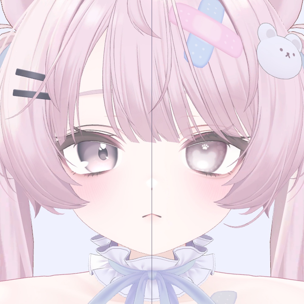【ミルフィ】Kuma15 Eye & Make up texture