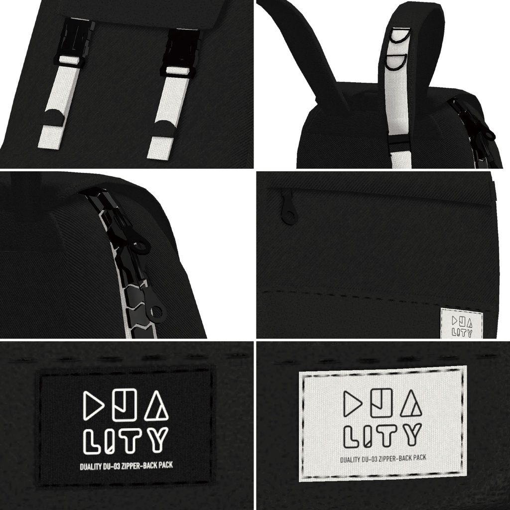 【リュック】ZIPPER-BACK PACK【VRC】#duality_booth