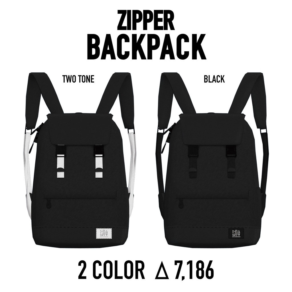 【リュック】ZIPPER-BACK PACK【VRC】#duality_booth