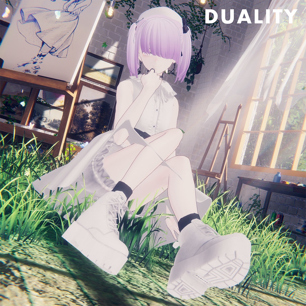 【ブーツ】HIGH-SOLE BOOTS【VRC】#duality_booth