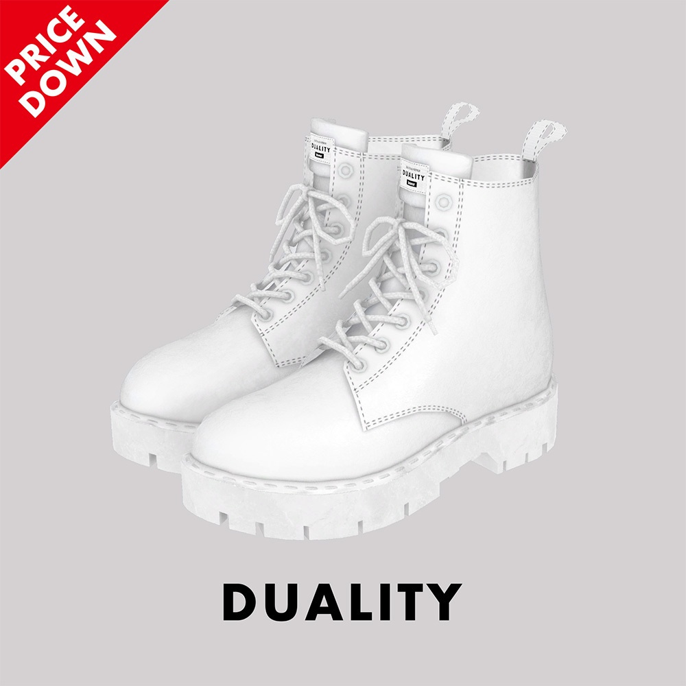【ブーツ】HIGH-SOLE BOOTS【VRC】#duality_booth