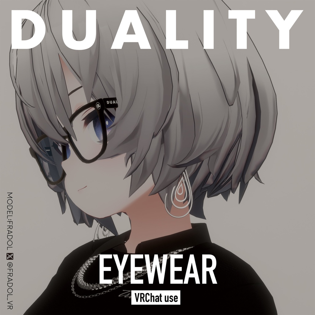 【眼鏡・サングラス】EYEWEAR 【VRC】#duality_booth