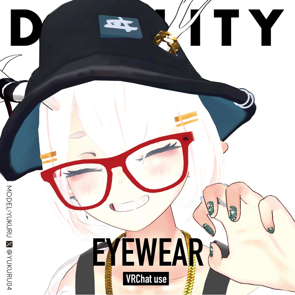 【眼鏡・サングラス】EYEWEAR 【VRC】#duality_booth