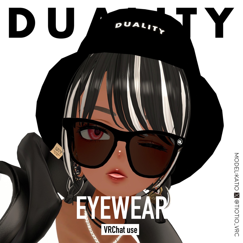 【眼鏡・サングラス】EYEWEAR 【VRC】#duality_booth