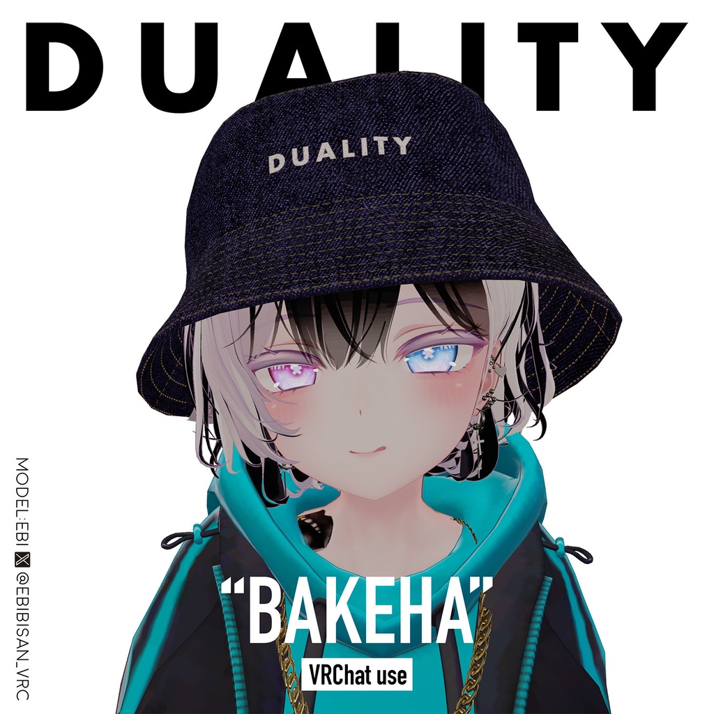 【帽子・バケットハット】BAKEHA【VRC】#duality_booth