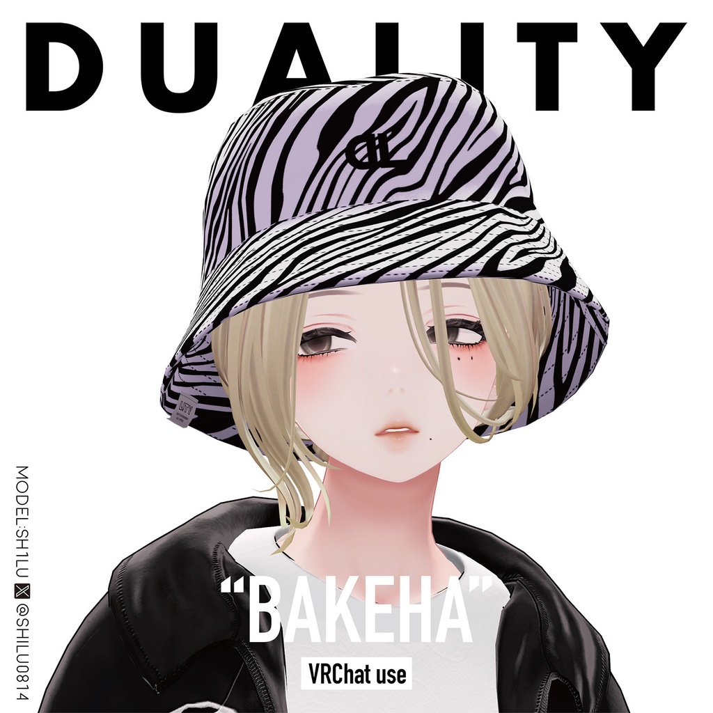 【帽子・バケットハット】BAKEHA【VRC】#duality_booth