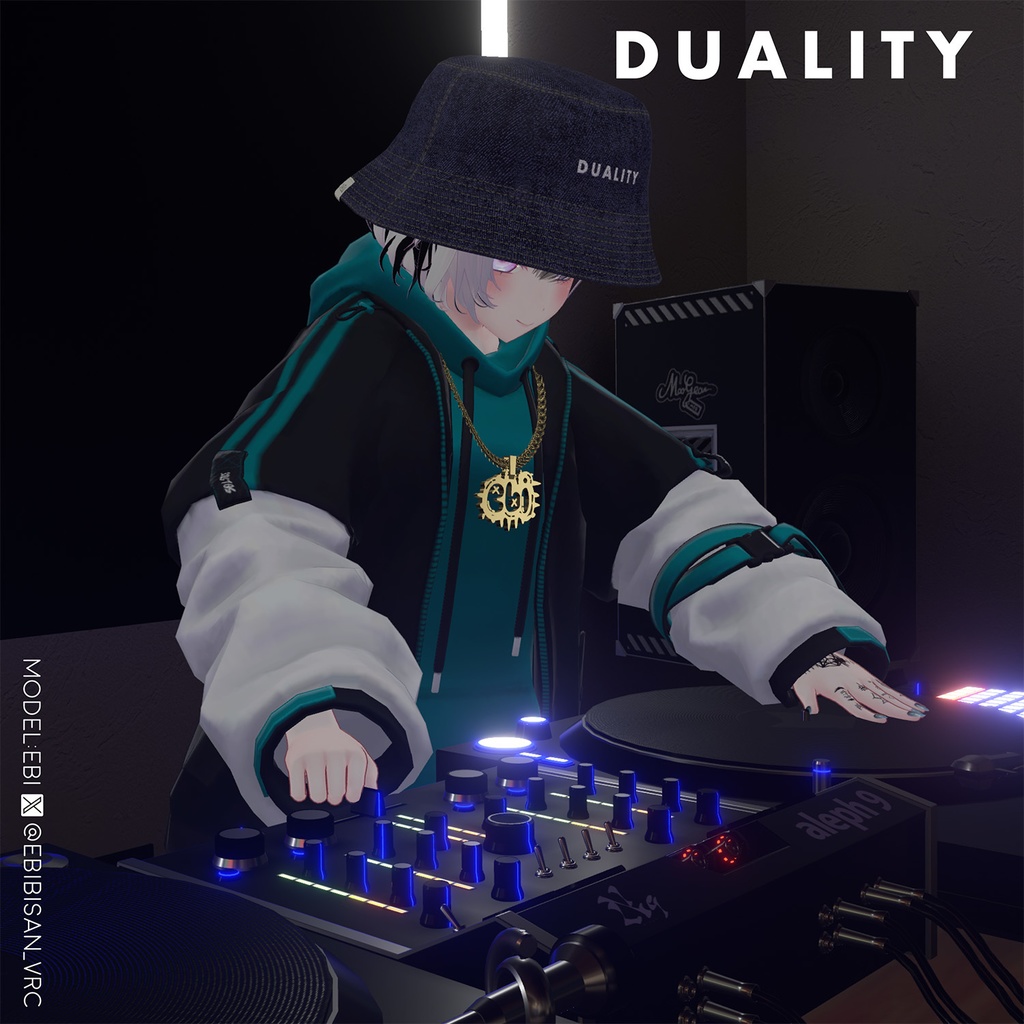 【帽子・バケットハット】BAKEHA【VRC】#duality_booth