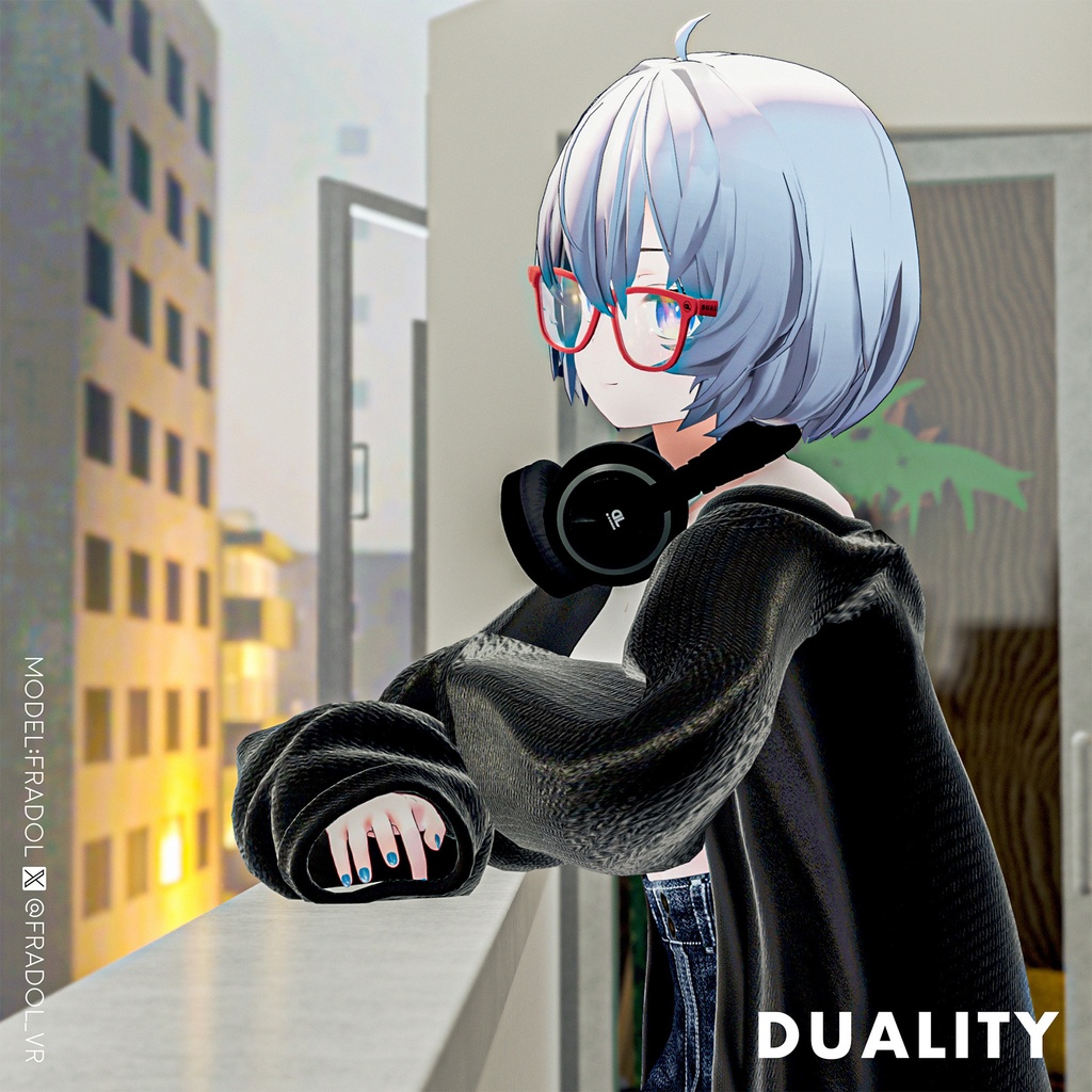 【ヘッドホン】HEADPHONES【6アバター対応】#duality_booth