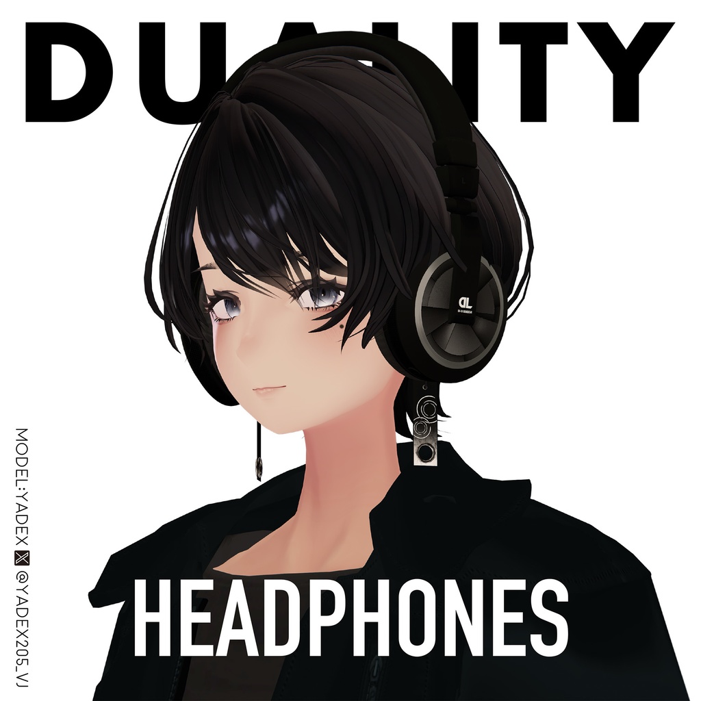 【ヘッドホン】HEADPHONES【6アバター対応】#duality_booth