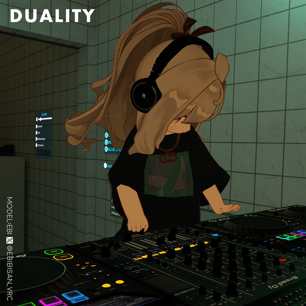 【ヘッドホン】HEADPHONES【6アバター対応】#duality_booth