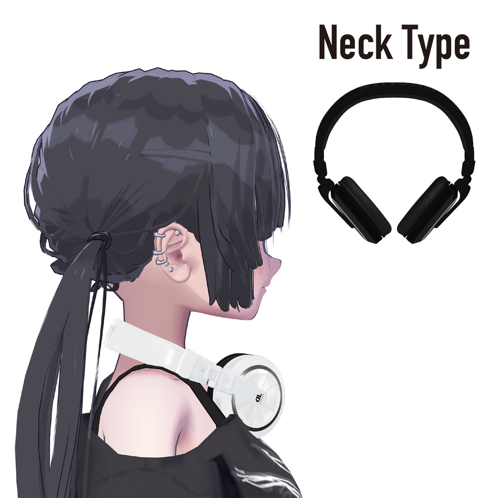 【ヘッドホン】HEADPHONES【6アバター対応】#duality_booth