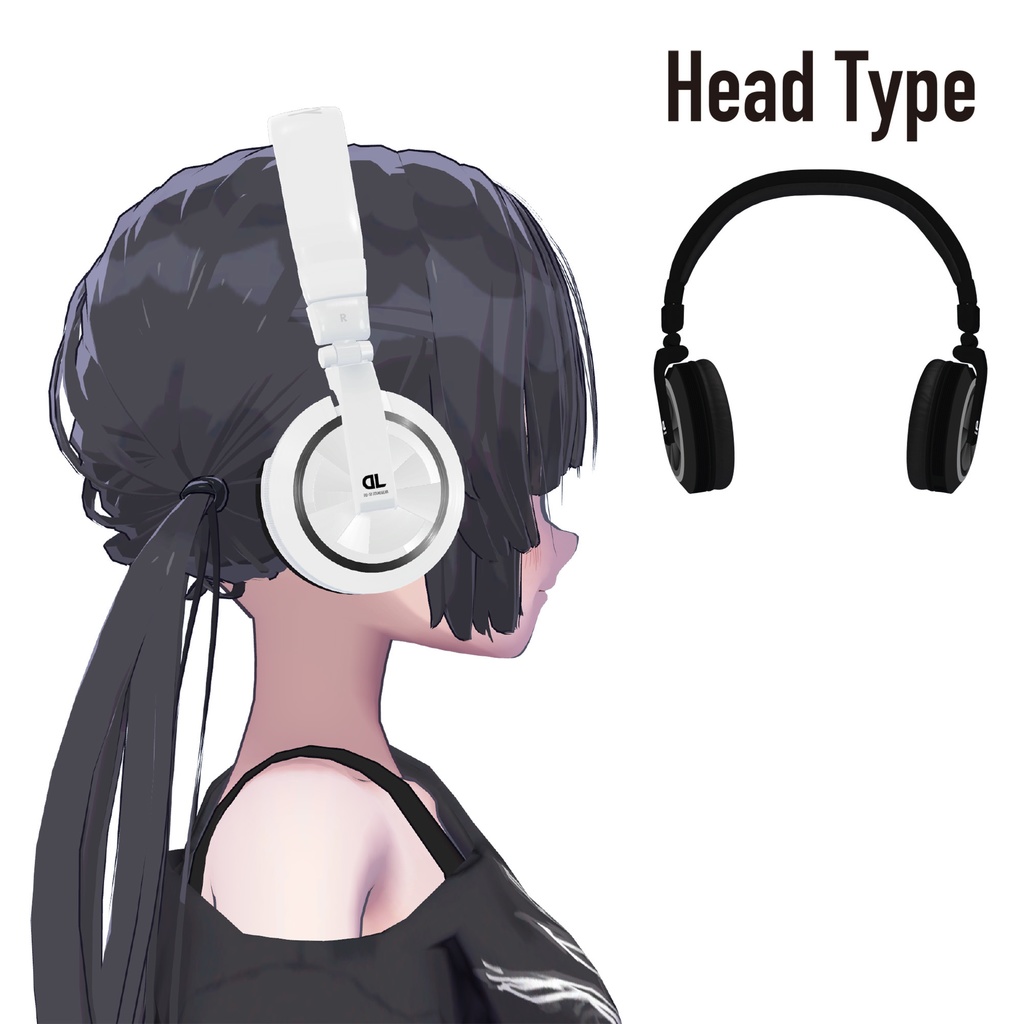 【ヘッドホン】HEADPHONES【6アバター対応】#duality_booth
