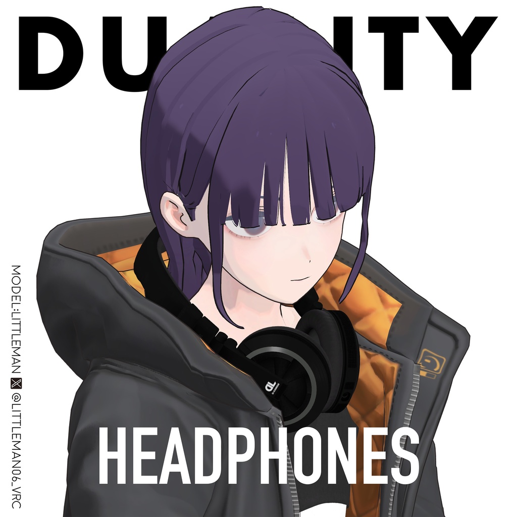 【ヘッドホン】HEADPHONES【6アバター対応】#duality_booth
