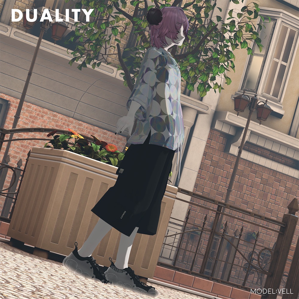 【ハーフパンツ】CARGO HALF PANTS【7アバター対応】#duality_booth