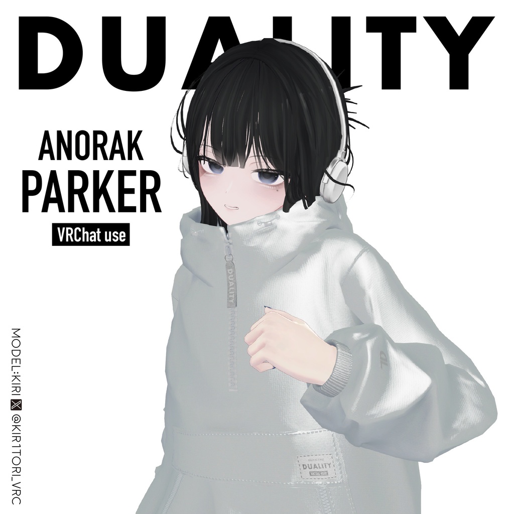 【アノラックパーカー】ANORAK PARKER【4アバター対応】#duality_booth