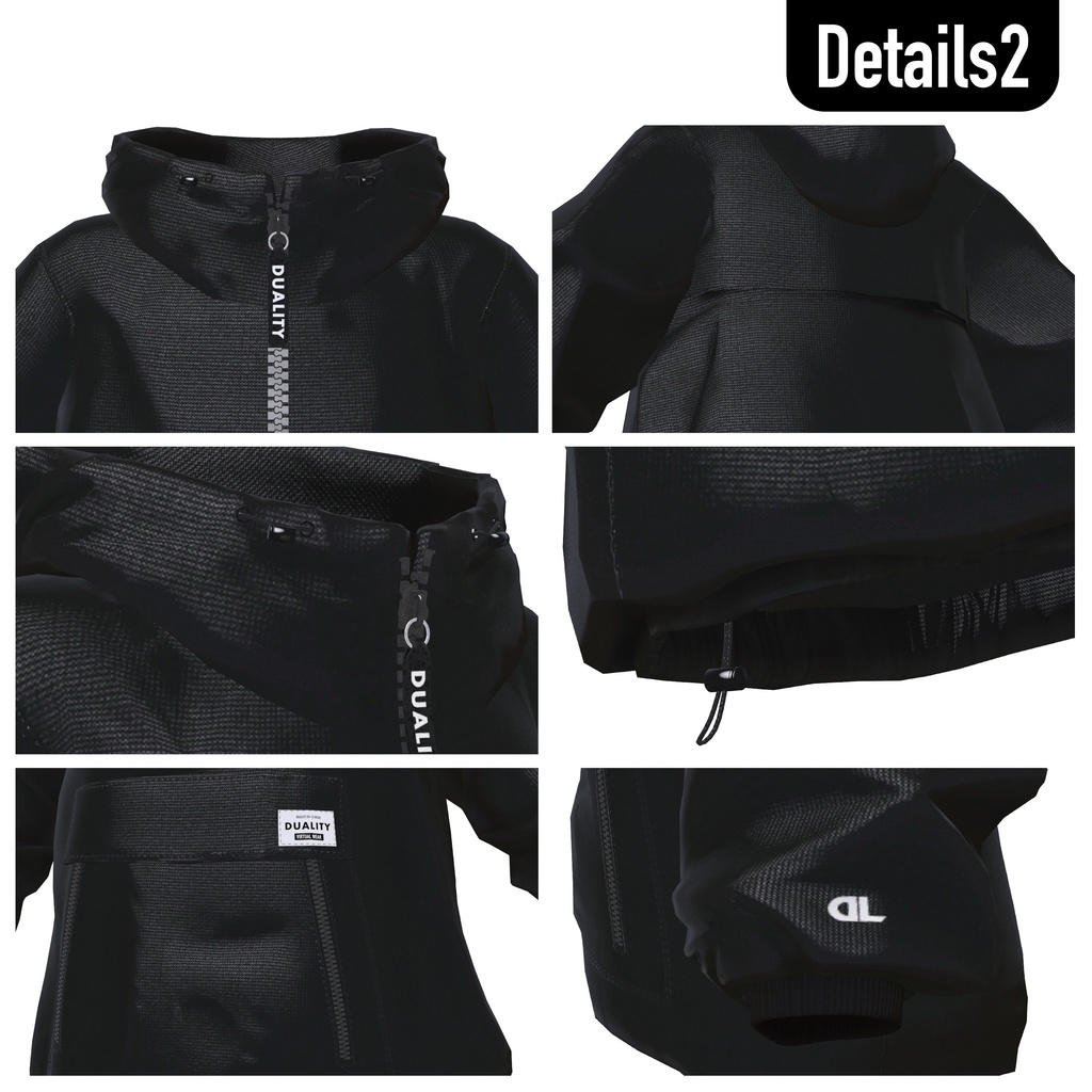 【アノラックパーカー】ANORAK PARKER【4アバター対応】#duality_booth