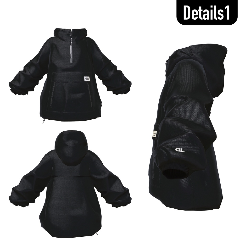 【アノラックパーカー】ANORAK PARKER【4アバター対応】#duality_booth