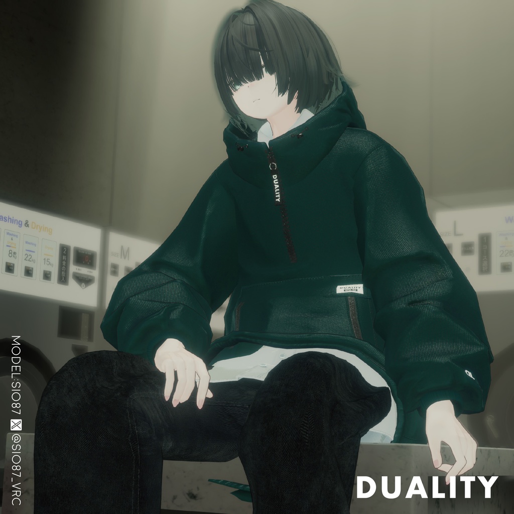 【アノラックパーカー】ANORAK PARKER【4アバター対応】#duality_booth