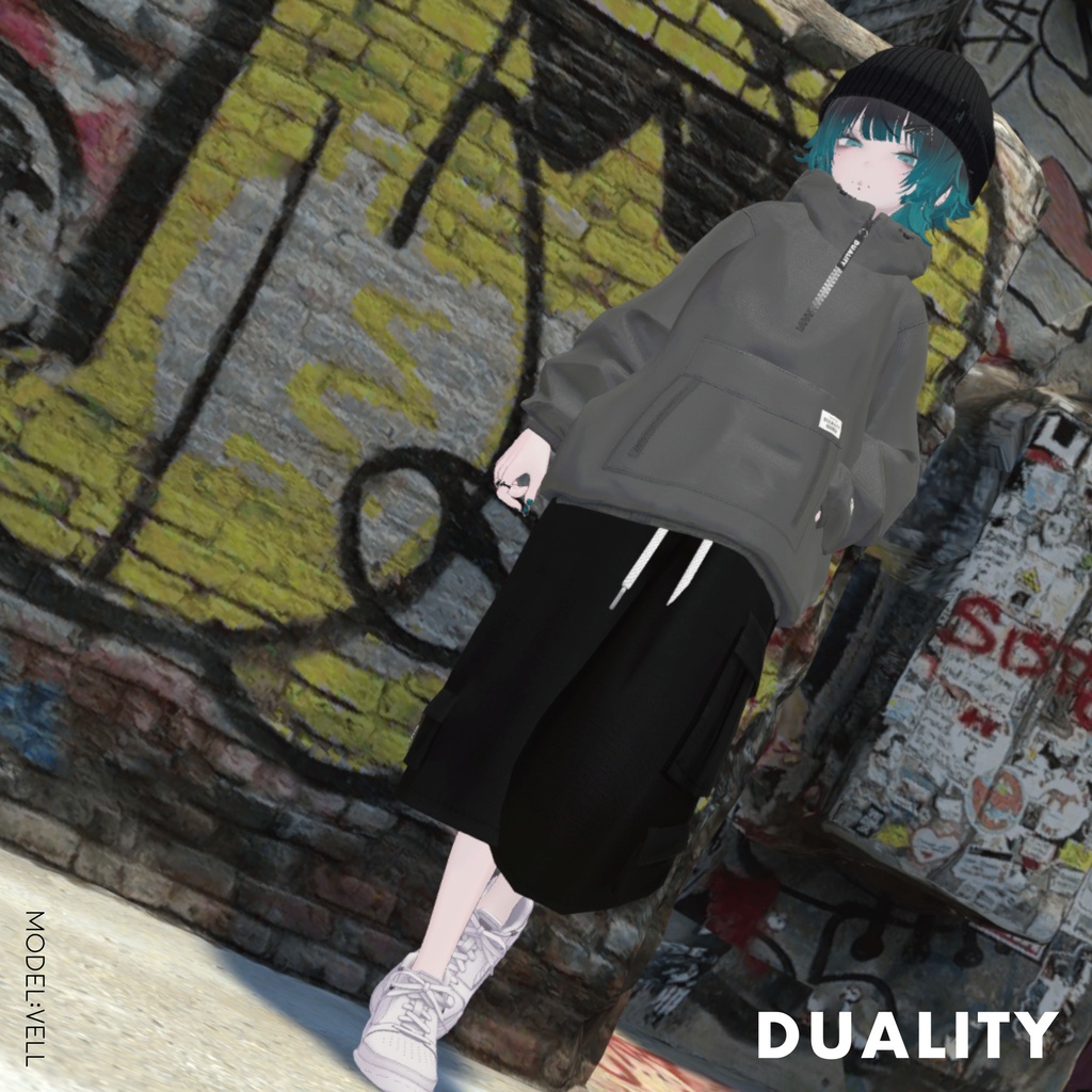 【アノラックパーカー】ANORAK PARKER【4アバター対応】#duality_booth