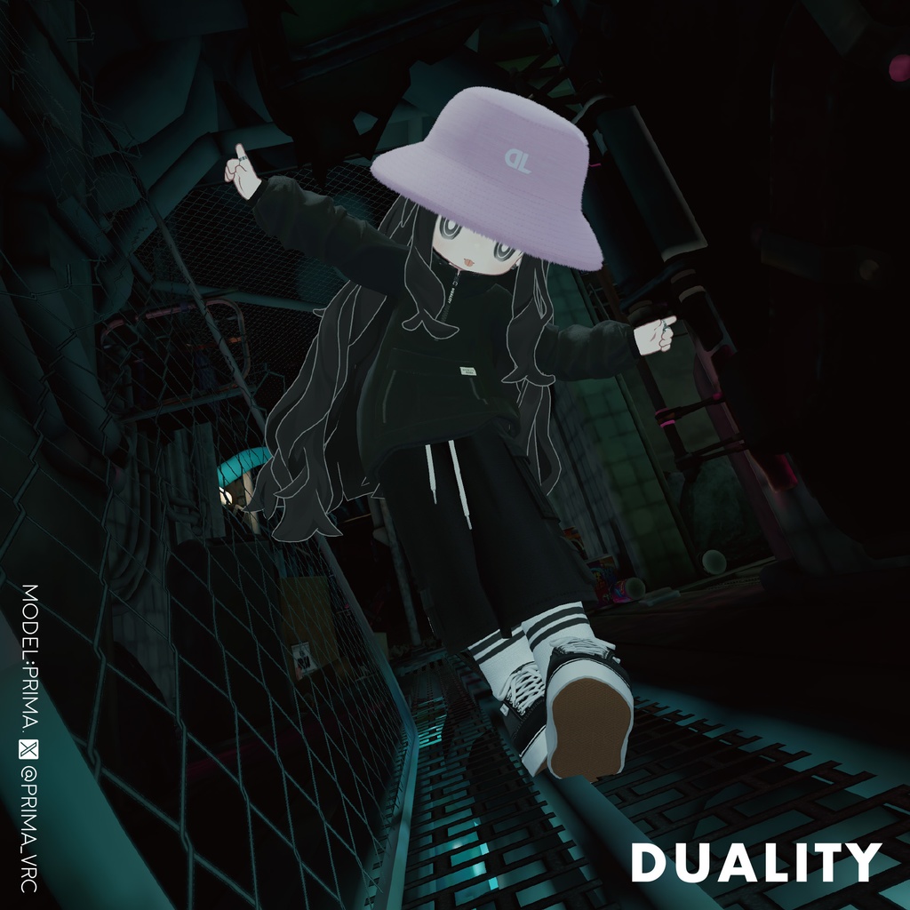 【アノラックパーカー】ANORAK PARKER【4アバター対応】#duality_booth