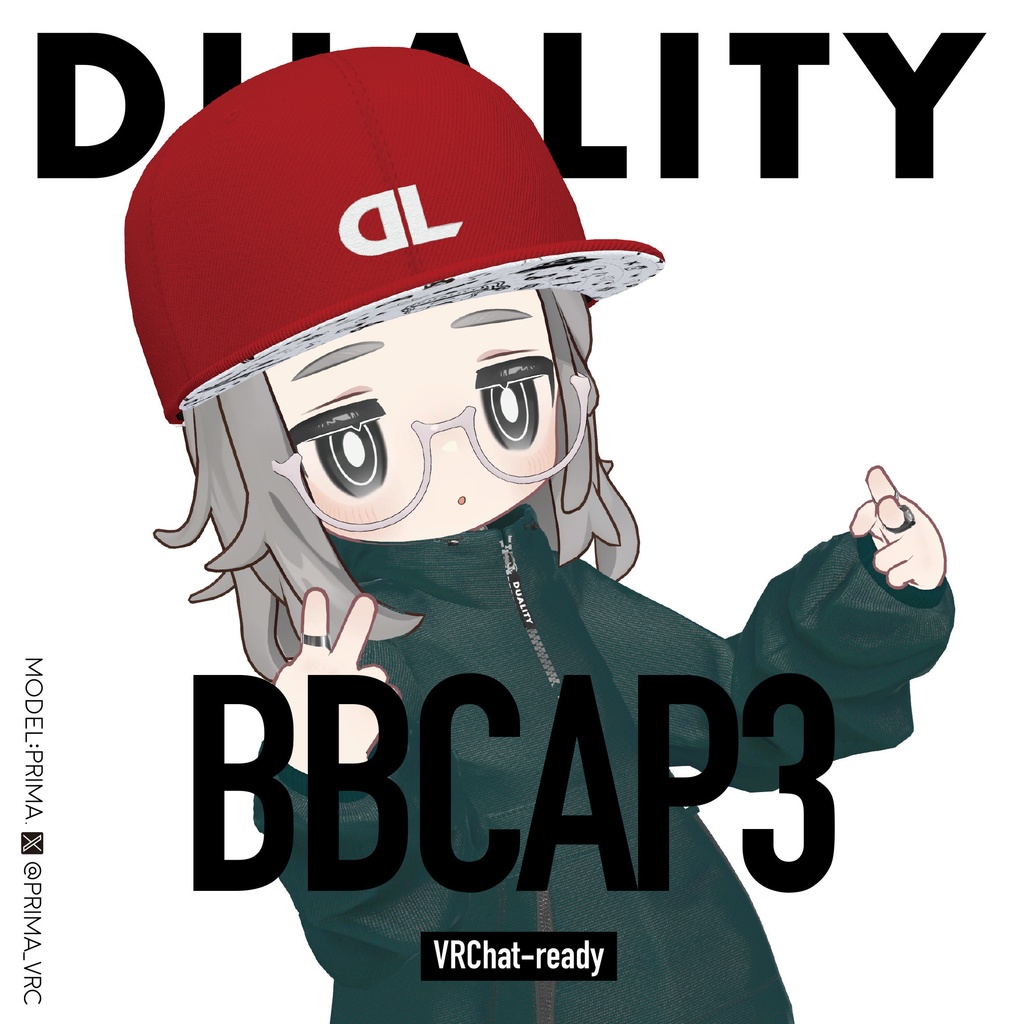【帽子・キャップ】BBCAP-3【VRC】#duality_booth