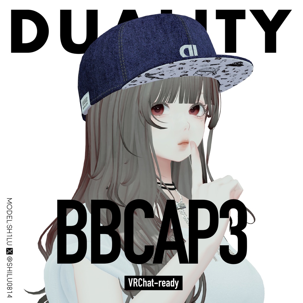 【帽子・キャップ】BBCAP-3【VRC】#duality_booth