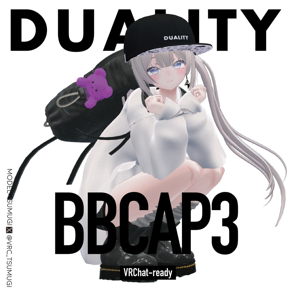 【帽子・キャップ】BBCAP-3【VRC】#duality_booth