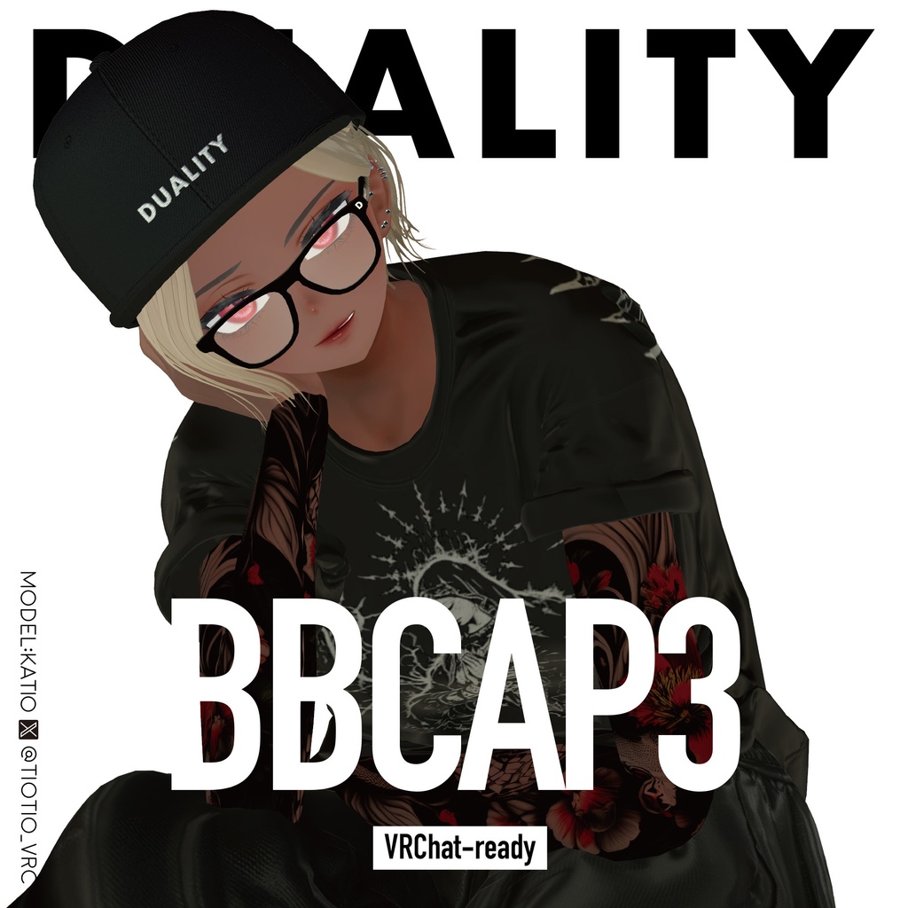 【帽子・キャップ】BBCAP-3【VRC】#duality_booth