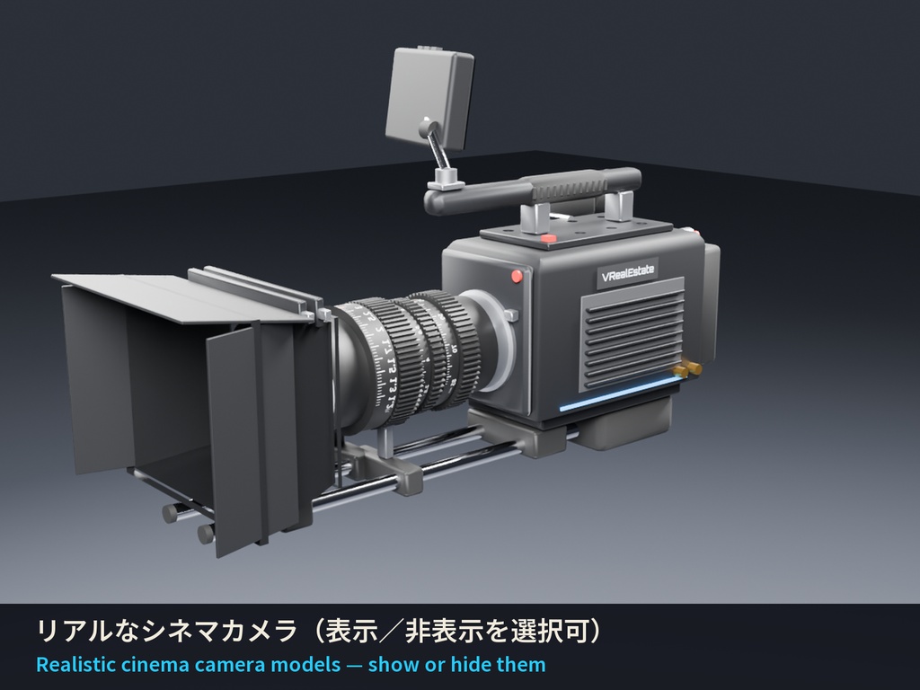 【VRChat】カメラスイッチャー Cam System|6+1カメラ・OBS配信出力・自動スイッチング・デジタル操作パネル【Quest対応】