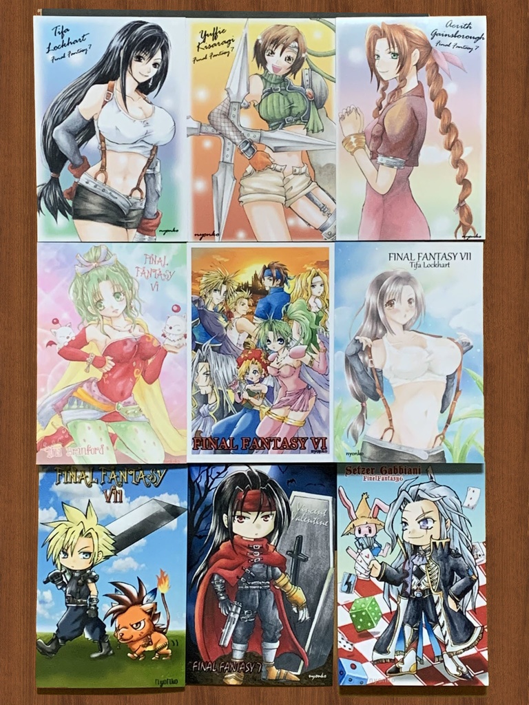 ファイナルファンタジー ポストカードセット