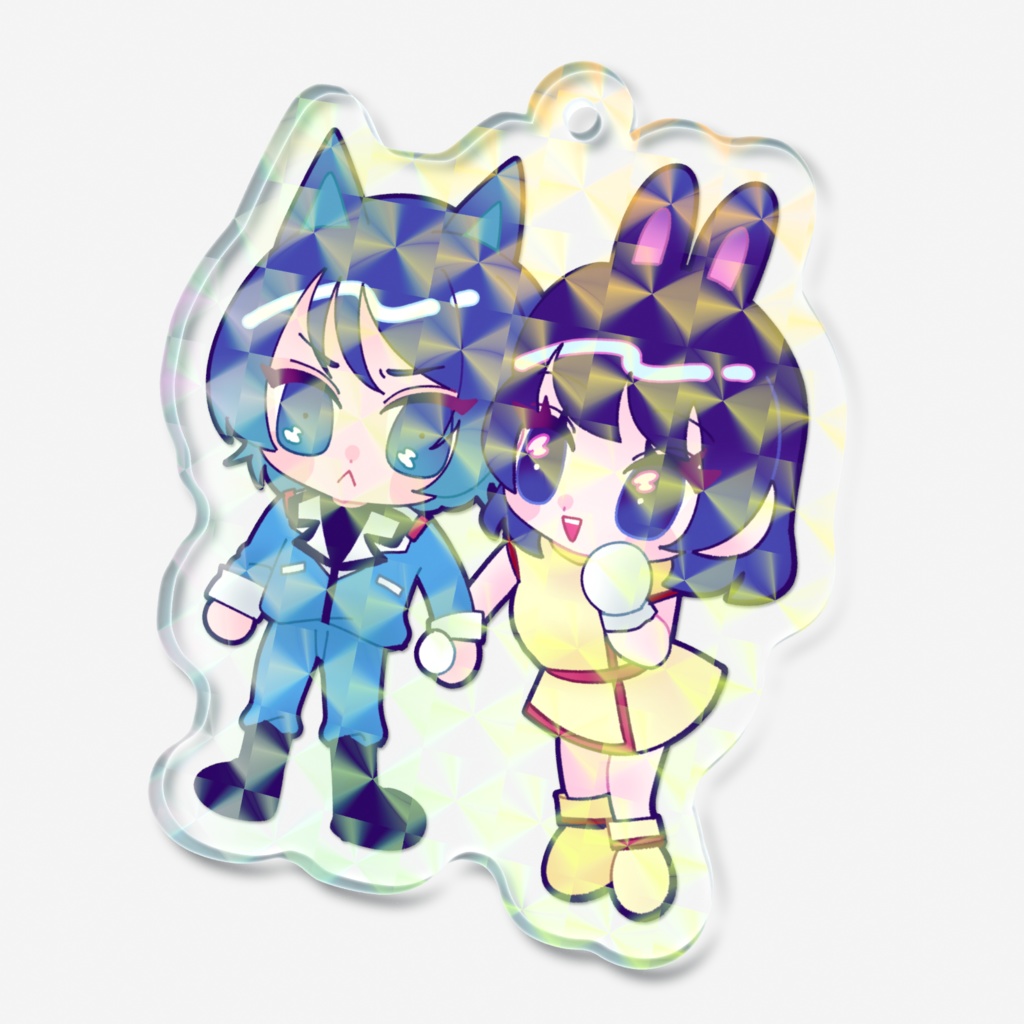 カミーユとファちゃんキラキラアクキー