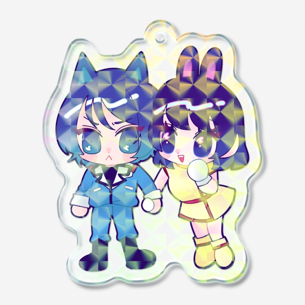 カミーユとファちゃんキラキラアクキー