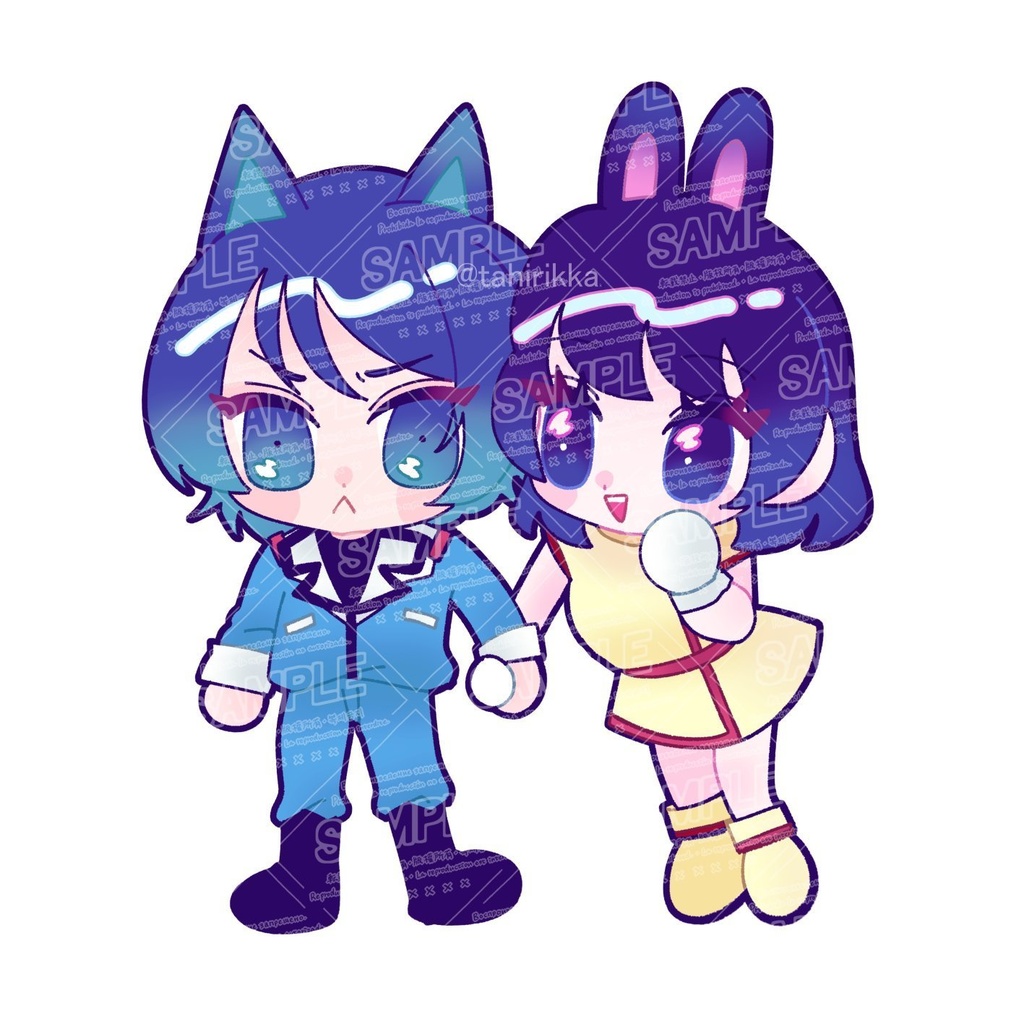 カミーユとファちゃんキラキラアクキー