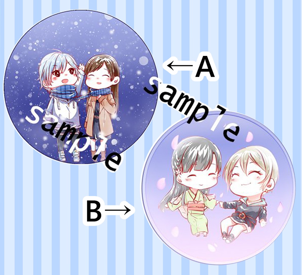 LOVE LAIKA　缶バッジA