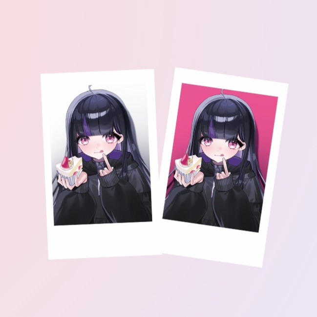 ててこのチェキ風フォト（サイン入り！）