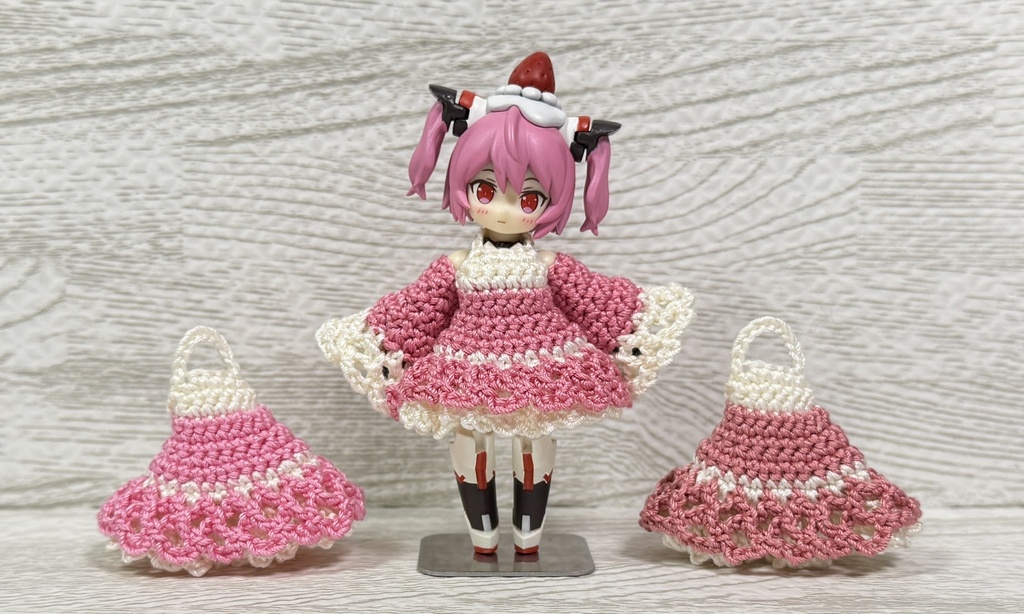 DTA用 甘えんぼう袖ワンピース(ピンク色々)