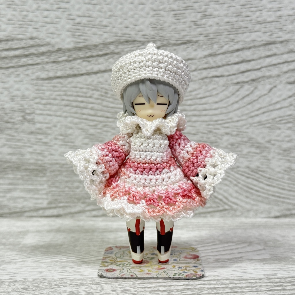 DTA用 生クリーム帽子のワンピース