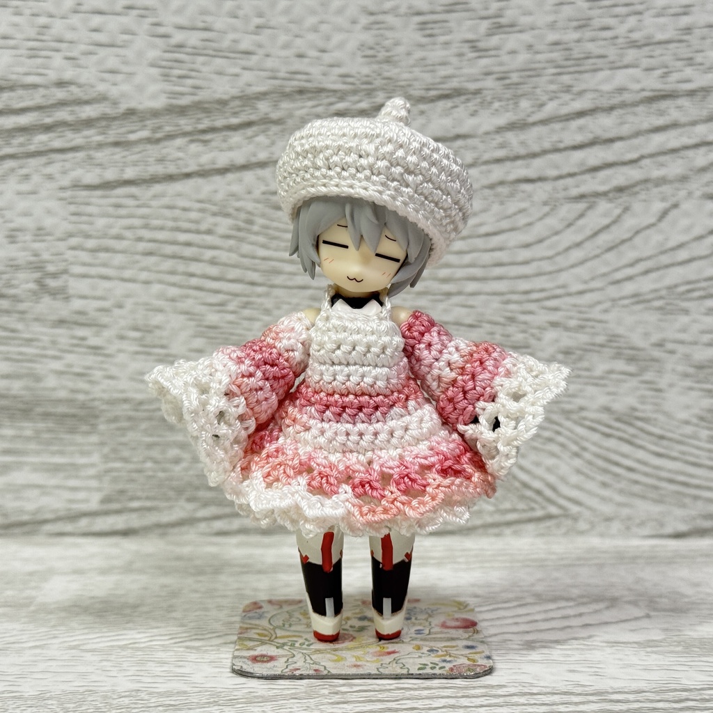 DTA用 生クリーム帽子のワンピース